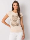 T-shirt-EM-TS-ES-21-531.14-beżowy rozmiar - S