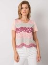 Bluzka-LK-BZ-506276.07P-brzoskwiniowy rozmiar - 38