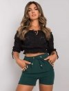 Szorty-DHJ-SN-13260.38P-ciemny zielony rozmiar - XL