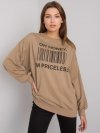 Bluza-EM-BL-536/1U.84P-ciemny bezowy rozmiar - ONE SIZE