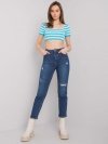 Spodnie jeans-MR-SP-5338.17-ciemny niebieski rozmiar - 38