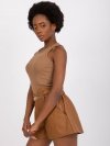 Szorty-DHJ-SN-5060.66P-camelowy rozmiar - XL