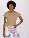 T-shirt-TW-TS-1001.30X-ciemny bezowy rozmiar - 2XL