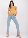 T-shirt-TW-TS-1053.21X-camelowy rozmiar - S
