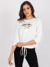 Bluzka-RV-BZ-7547.12P-ecru rozmiar - S/M