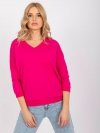 Bluzka-RV-BZ-7542.41X-fuksjowy rozmiar - S/M