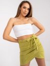 Spódnica-DHJ-SD-15680.28X-limonkowy rozmiar - L