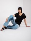 Bluzka-FA-BZ-7237.40P-czarny rozmiar - ONE SIZE