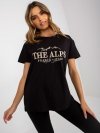 T-shirt-FA-TS-7720.43P-czarno-beżowy rozmiar - ONE SIZE