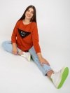 Bluzka-VI-BZ-2911.82P-ciemny pomarańczowy rozmiar - ONE SIZE