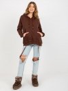 Bluza-TW-BL-BL-1003.95P-ciemny brązowy rozmiar - S