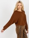 Bluzka-TW-BZ-BE-M327.29-brązowy rozmiar - M