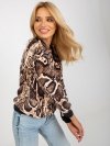 Bluzka-RP-BZ-8188-4.26P-czarno-beżowy rozmiar - S/M