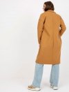 Płaszcz-TW-PL-BI-7298-1.15-camelowy rozmiar - ONE SIZE