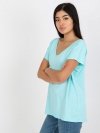 T-shirt-RV-TS-4832.85-mietowy rozmiar - L