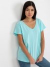 T-shirt-RV-TS-4832.85-mietowy rozmiar - XL