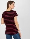 T-shirt-RV-TS-8567.26-czarno-czerwony rozmiar - XL