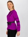 Bluzka-LK-BZ-506122.35X-fioletowy rozmiar - 36