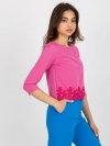 Bluzka-LK-BZ-505970.33P-ciemny różowy rozmiar - 38