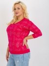 Bluzka-RV-BZ-8514.04P-fuksjowy rozmiar - ONE SIZE