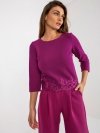 Bluzka-LK-BZ-505970.33P-fioletowy rozmiar - 40