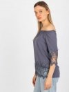Bluzka-LK-BZ-506188.32X-grafitowy rozmiar - 36