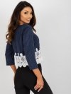 Bluzka-LK-BZ-506428.90-granatowy rozmiar - 40