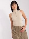 Bluzka-BA-BZ-2301.00P-beżowy rozmiar - ONE SIZE