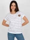 Bluzka-RV-BZ-8619.94-biało-brązowy rozmiar - L/XL