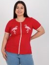 T-shirt-LK-TS-506819.74P-czerwony rozmiar - 46