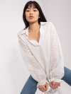 Bluzka-LK-BZ-509328.20-ecru rozmiar - S/M