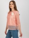 Bluzka-LK-BZ-506642.94-brzoskwiniowy rozmiar - 40