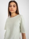 Bluzka-LK-BZ-505865.43P-pistacjowy rozmiar - 42
