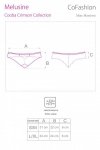 Panty Melusine CF 90390 Cooba Crimson Collection rozmiar - L/XL