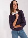 Bluzka-LK-BZ-506477.70P-granatowy rozmiar - 40