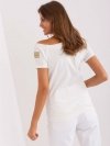 Bluzka-TW-BZ-OB058.42P-ecru rozmiar - M