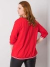 Bluzka-RV-BZ-6640.86-czerwony rozmiar - 4XL