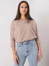 Bluzka-RV-BZ-7362.19-ciemny bezowy rozmiar - L/XL