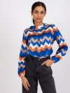 Bluzka-DHJ-BZ-12311.49P-ciemny niebieski rozmiar - ONE SIZE
