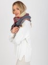 Chustka-AT-CH-14201-1.77P-granatowo-czerwony rozmiar - ONE SIZE