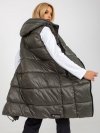 Kamizelka-D50048X80105A3-khaki rozmiar - M