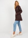 Płaszcz-LK-PL-509128.19-ciemny brązowy rozmiar - ONE SIZE