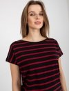 T-shirt-RV-TS-8568.75-czarno-czerwony rozmiar - M
