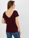 T-shirt-RV-TS-8568.75-czarno-czerwony rozmiar - XL