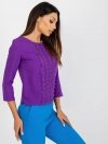Bluzka-LK-BZ-506521.90-ciemny fioletowy rozmiar - 40