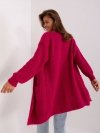 Kardigan-DHJ-SW-1009.09P-fuksjowy rozmiar - ONE SIZE