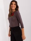 Bluzka-LK-BZ-506494.50P-granatowy rozmiar - 36
