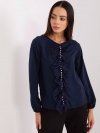 Bluzka-LK-BZ-506673.36-granatowy rozmiar - 40