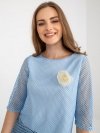 Bluzka-LK-BZ-506642.94-jasny niebieski rozmiar - 40