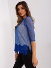 Bluzka-LK-BZ-506729.63P-ciemny niebieski rozmiar - 38